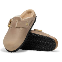 Load image into Gallery viewer, Birkenstock Big Buckle Shearling Tabacco|1030444

