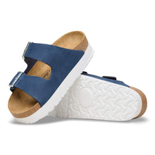 Load image into Gallery viewer, Birkenstock Arizona PAP Flex Platform  Nubuk Leather New Navy|1031404
