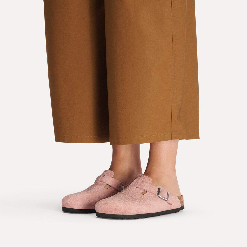 Birkenstock Boston Suede Leather Pink Clay|1031635