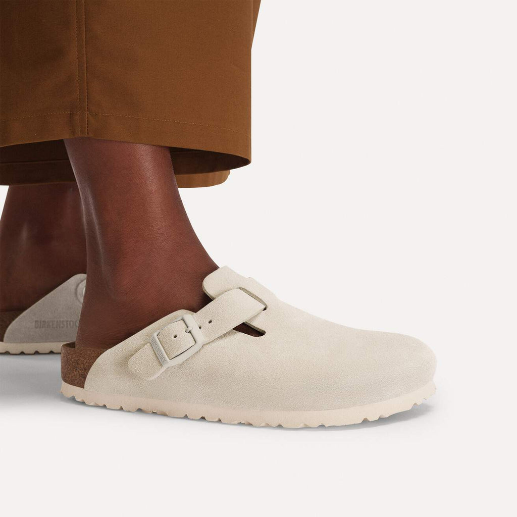 Birkenstock Boston Suede Leather Oyster|1031662
