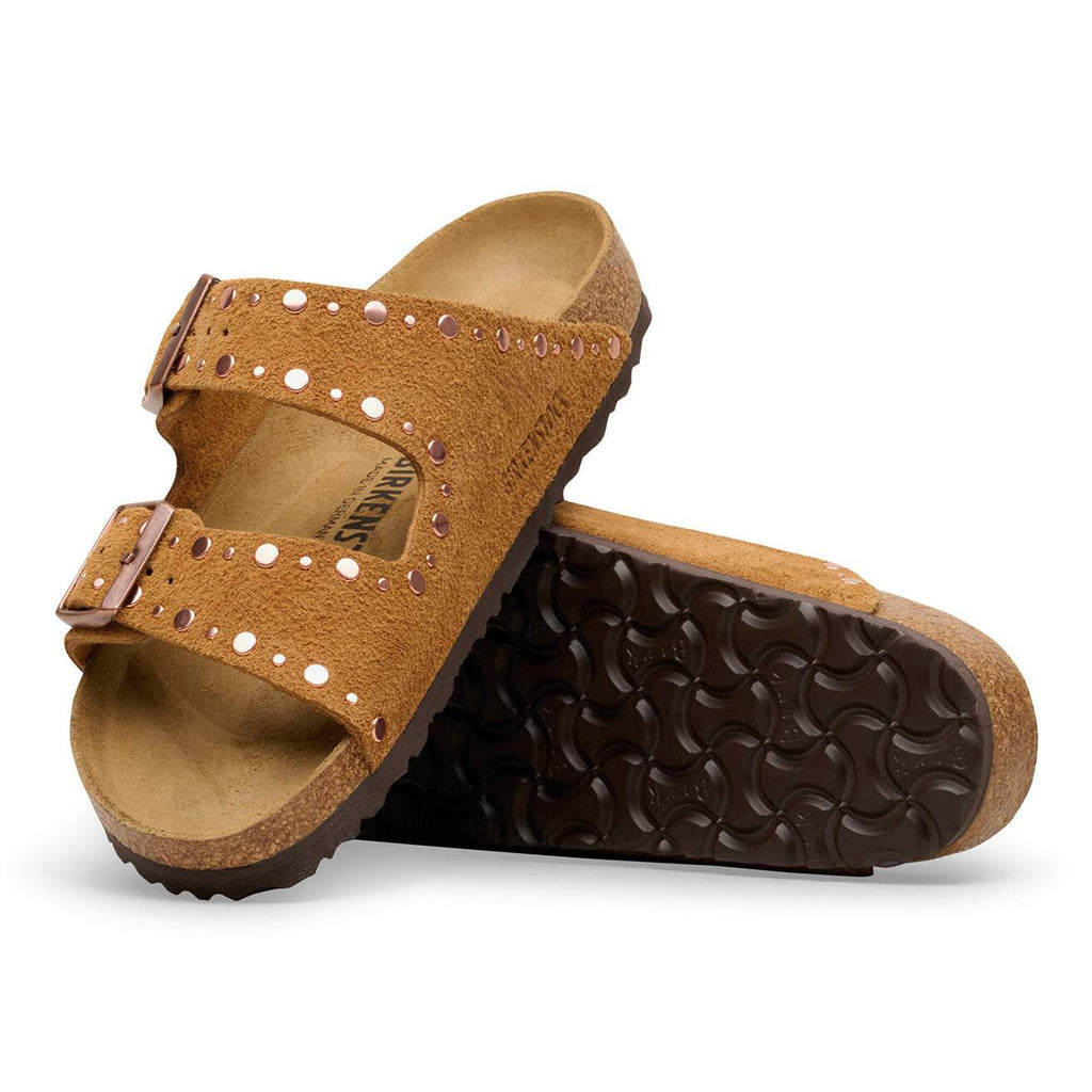 Birkenstock Arizona Rivet  Suede Leather Mink|1031731