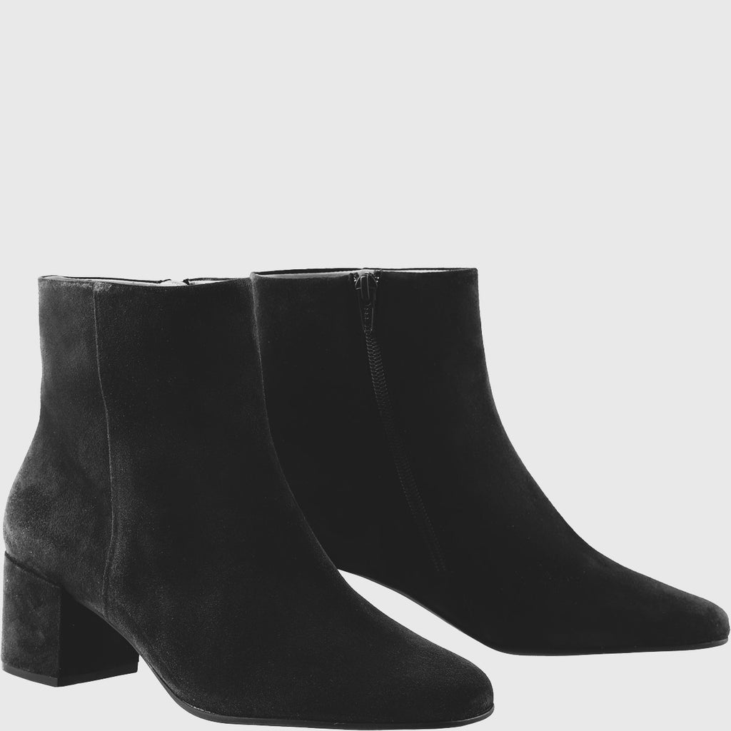 Hogl Black Suede Ankle Boot|2104102010