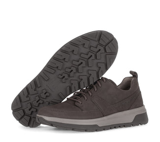 Brown casual shoe on a white background