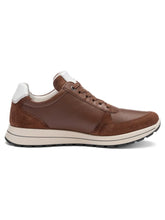 Load image into Gallery viewer, Ara Brown Leather Wide Fit Trainer|112450106
