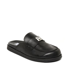 Load image into Gallery viewer, Steve Madden Black Leather Slip On| 11005393B

