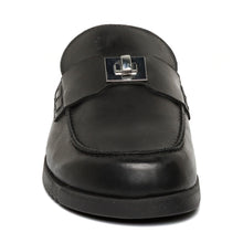 Load image into Gallery viewer, Steve Madden Black Leather Slip On| 11005393B
