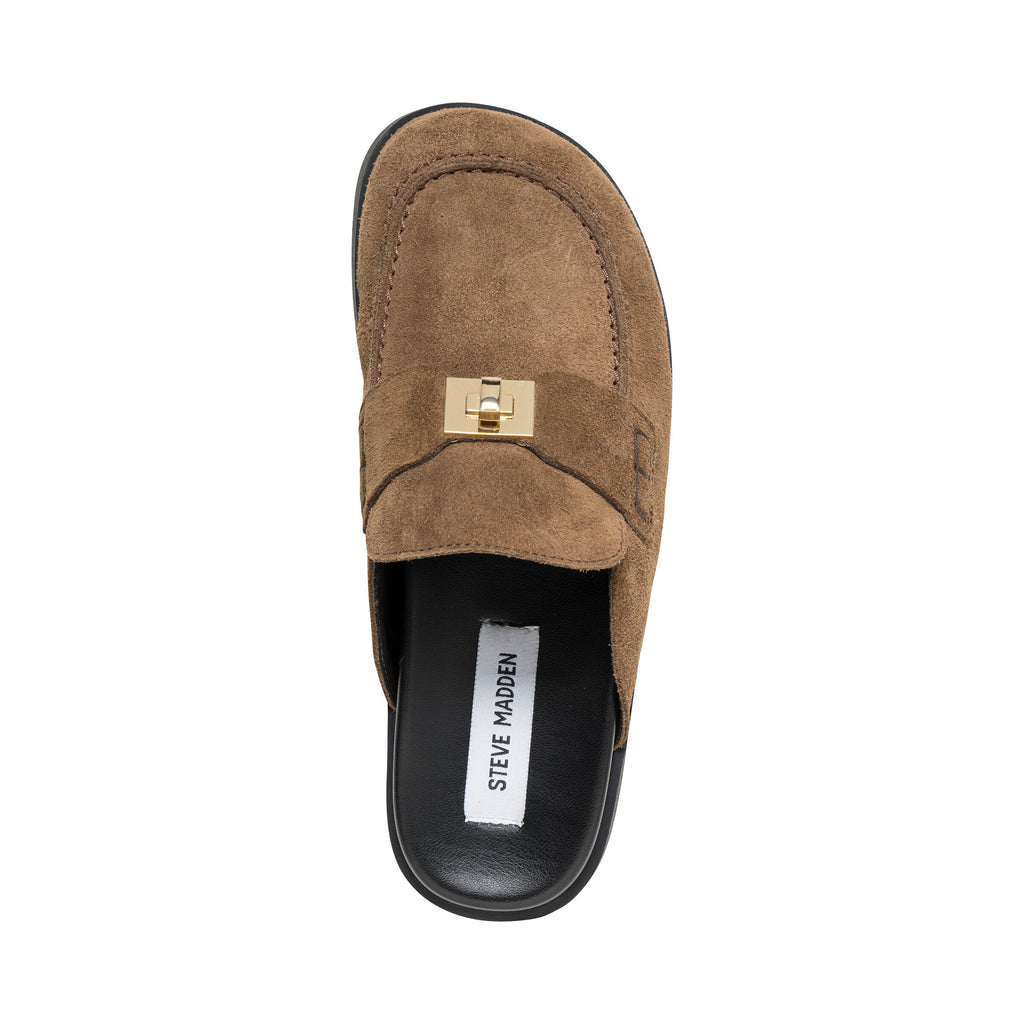 Steve Madden Brown Suede Slip On| 11005393T