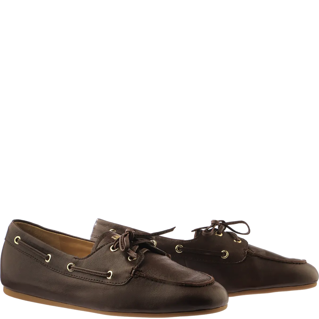 Hogl Brown Modern Boat Shoe  |1005468100