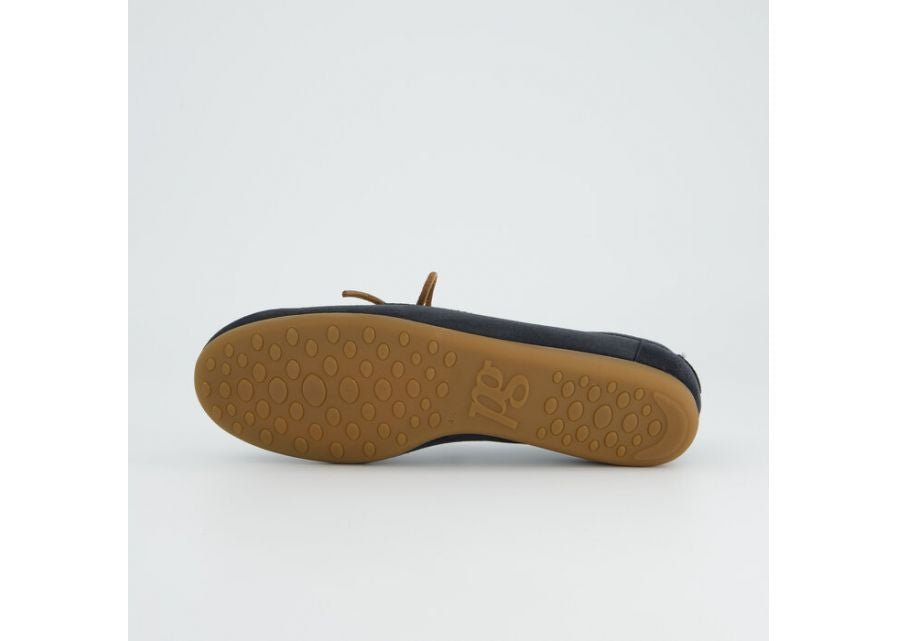 Paul Green Navy Suede Loafer|1136030