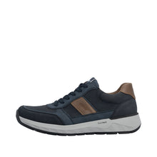 Load image into Gallery viewer, Rieker Wide Fit Blue Trainer|1150514
