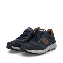 Load image into Gallery viewer, Rieker Wide Fit Blue Trainer|1150514
