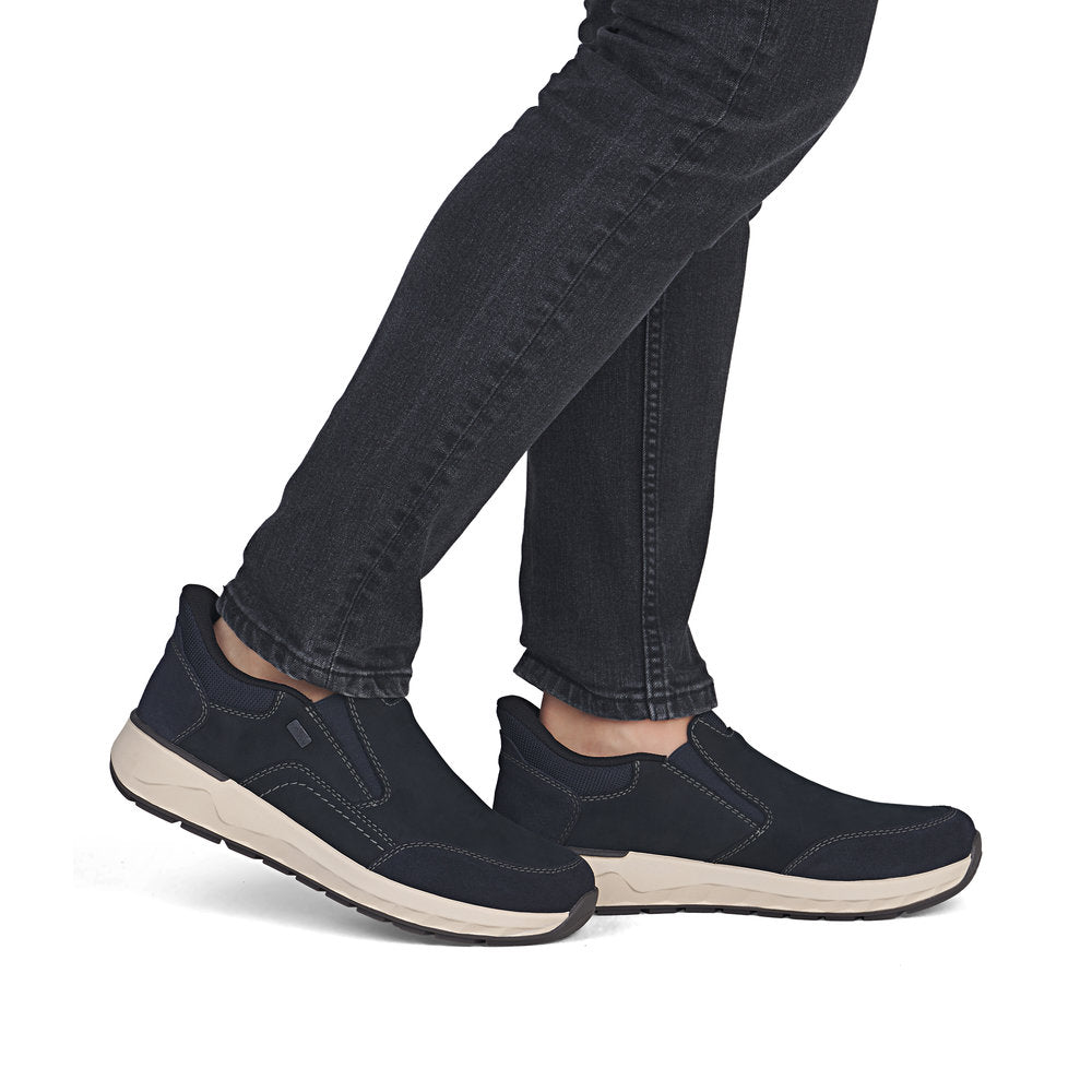 Rieker Extra Wide Fit Navy Slip On|1155114N