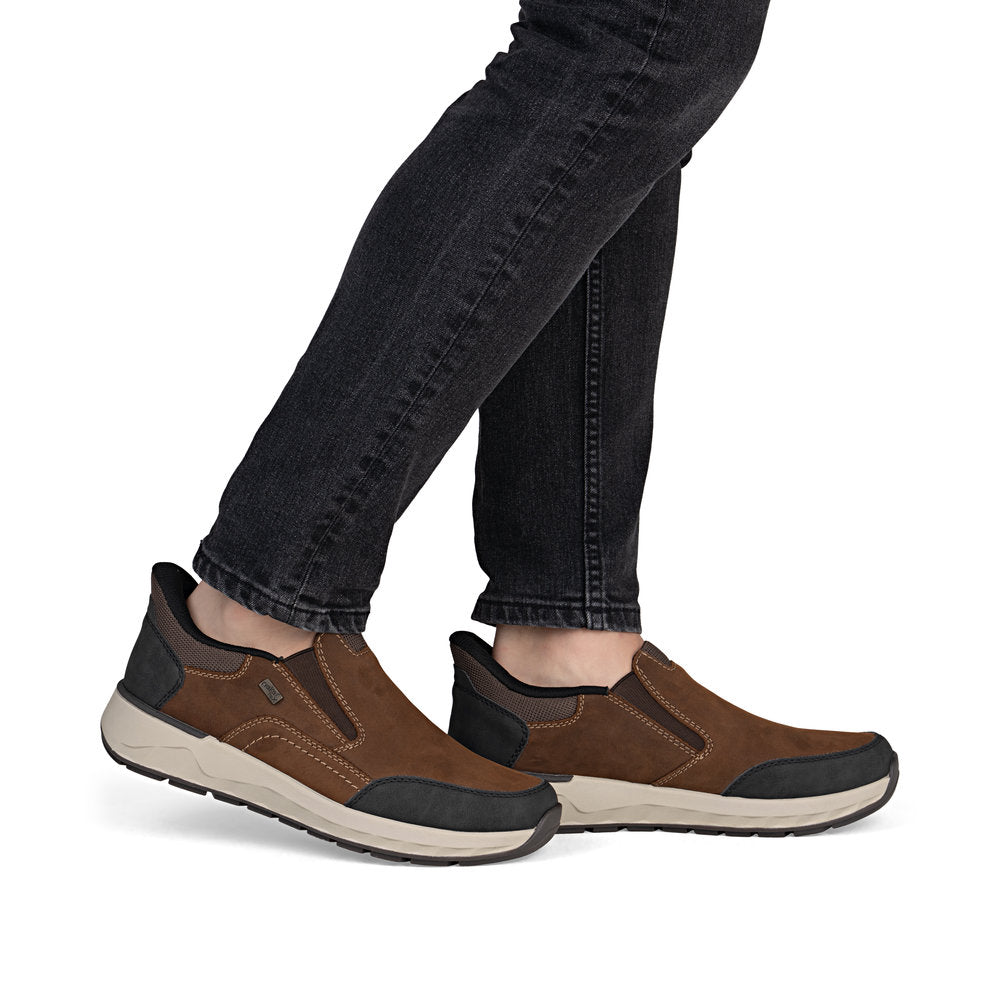 Rieker Extra Wide Brown Slip On|1155122B