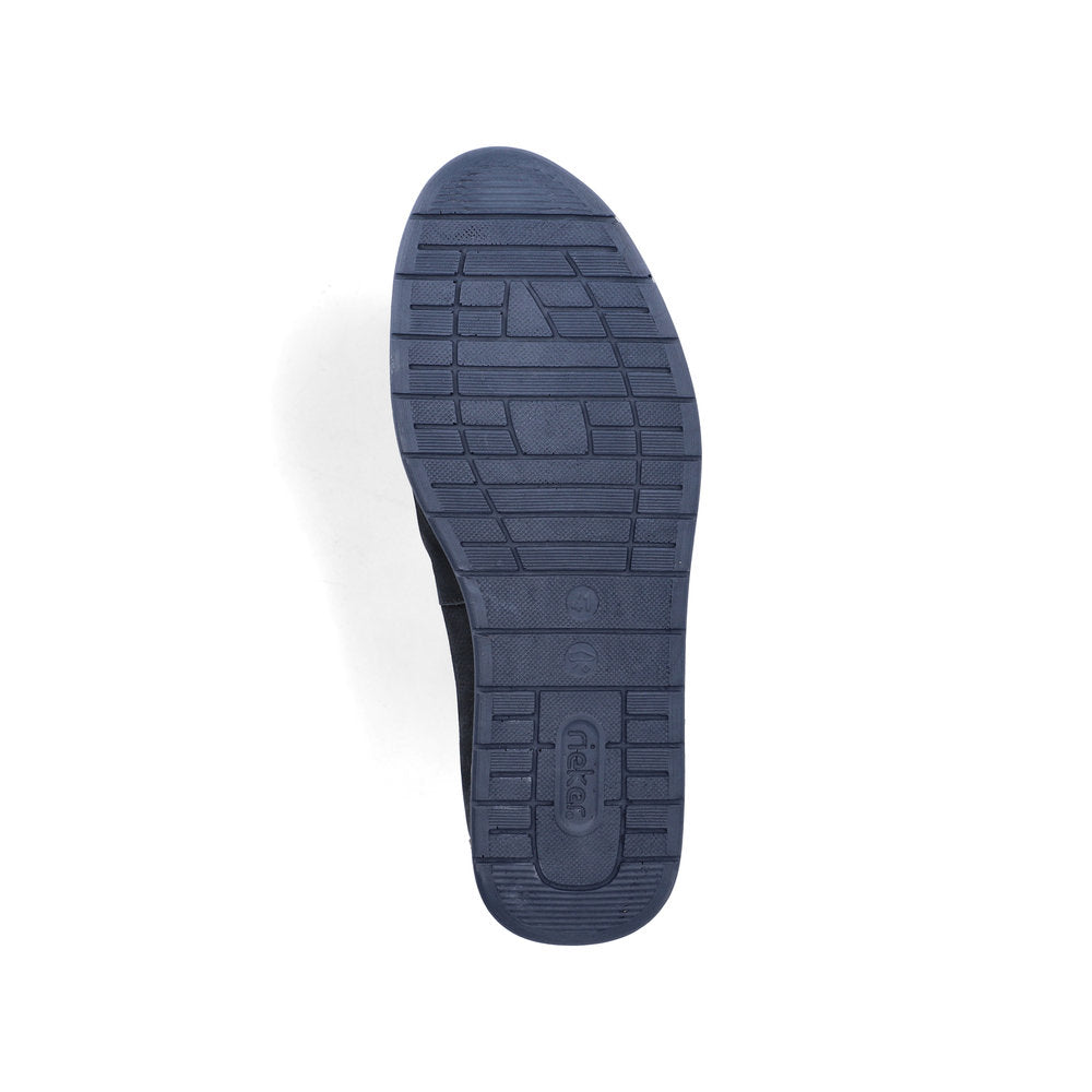 Rieker Navy and Tan Comfort Slip On|1195514