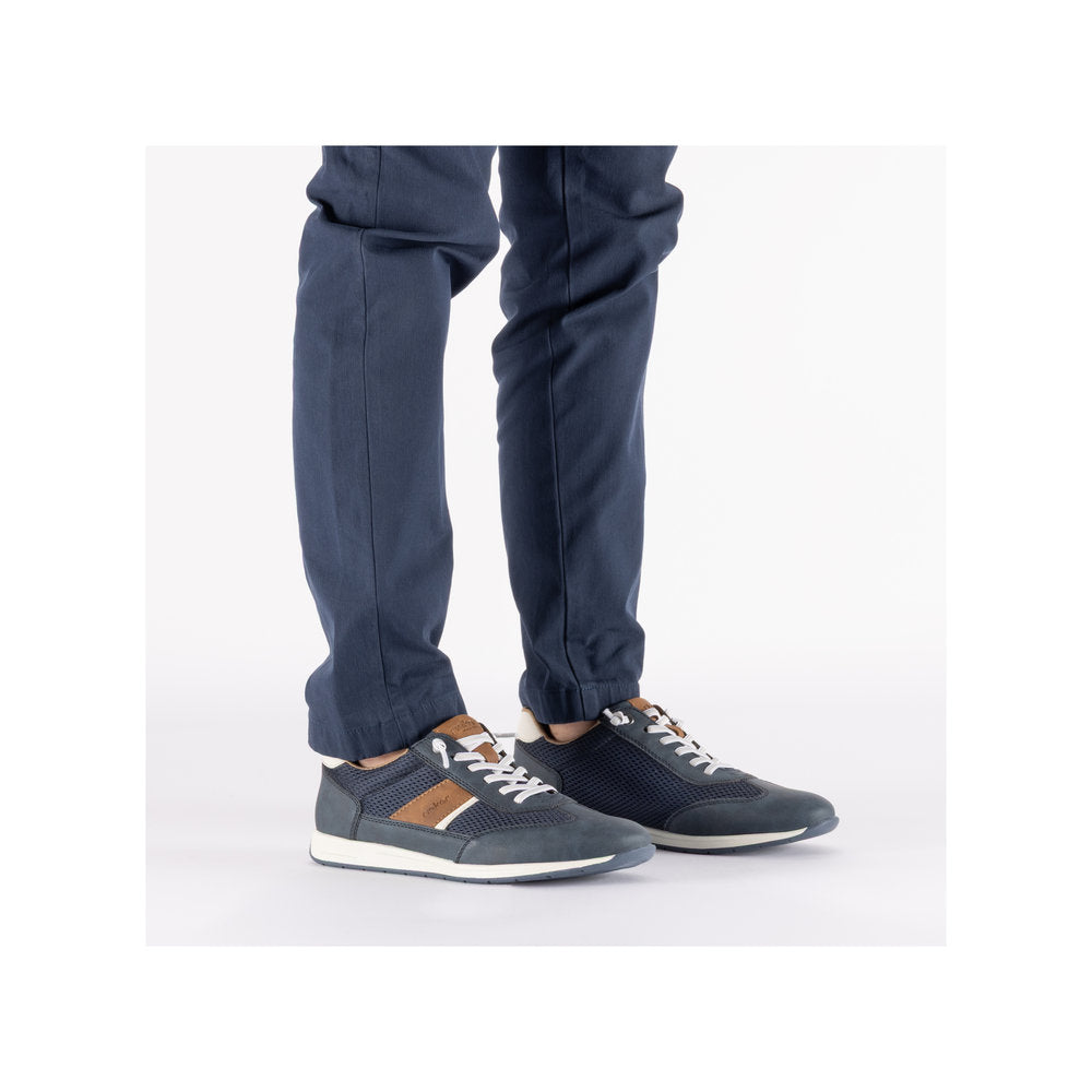 Rieker Navy & Tan Trainer|1196014