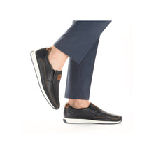 Load image into Gallery viewer, Rieker Navy and Tan Slip On |1196214P
