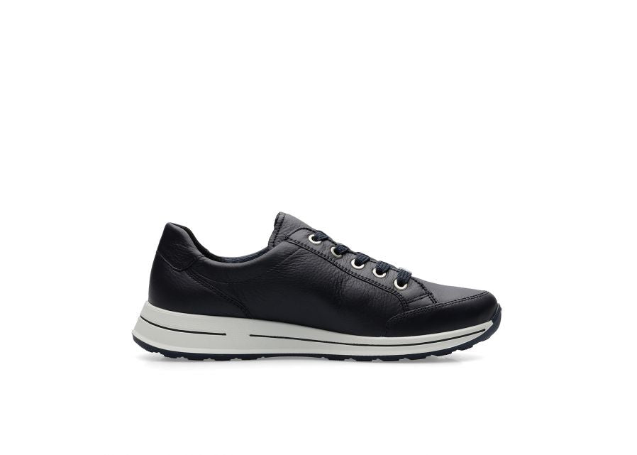 Ara Navy Wide Fit Trainer|122480102