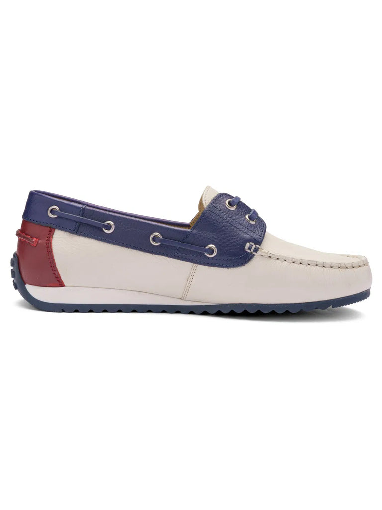 Ara White, Red and Blue Slip On|122770409