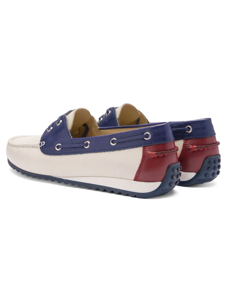 Ara White, Red and Blue Slip On|122770409