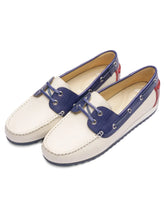 Load image into Gallery viewer, Ara White, Red and Blue Slip On|122770409
