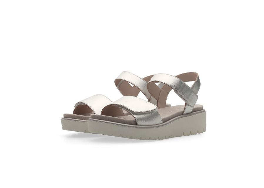 Ara Gold Leather Sandal|123351811G