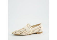 Load image into Gallery viewer, Paul Green Beige Braided Leather Loafer |1209019
