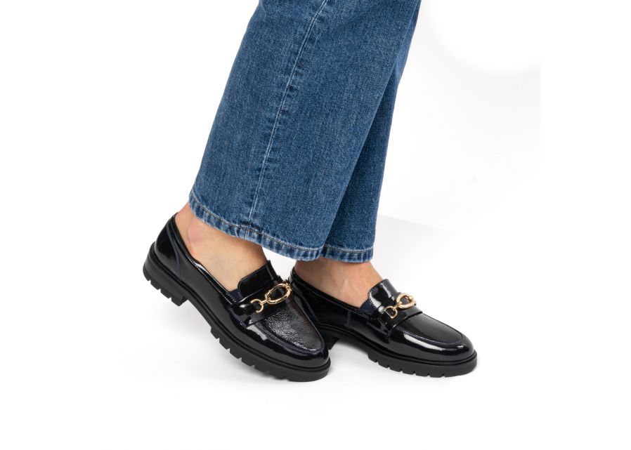 Ara Slim Fit Navy Loafer|121121914