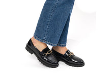 Load image into Gallery viewer, Ara Slim Fit Navy Loafer|121121914
