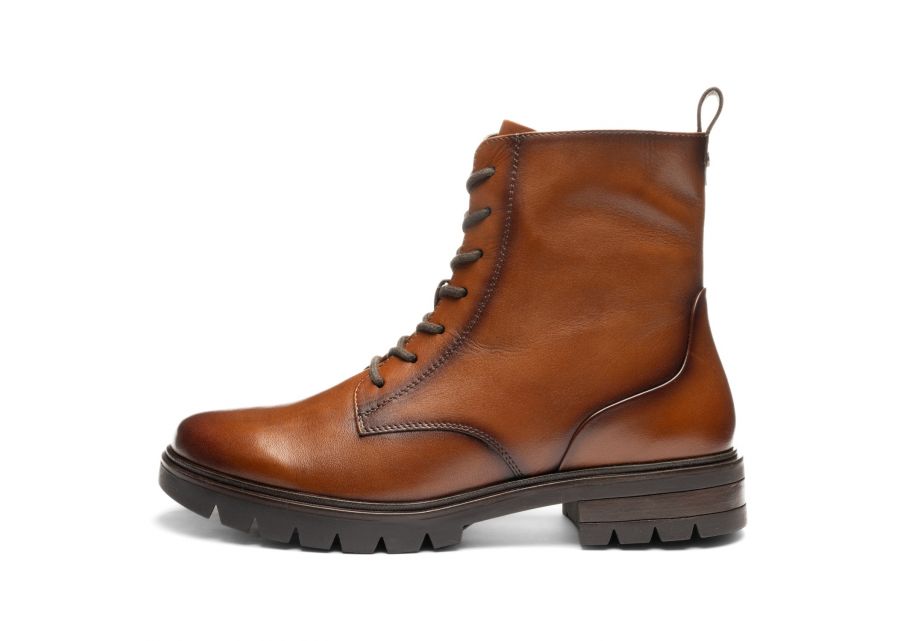 Ara Brown Leather Ankle Boot|121126009