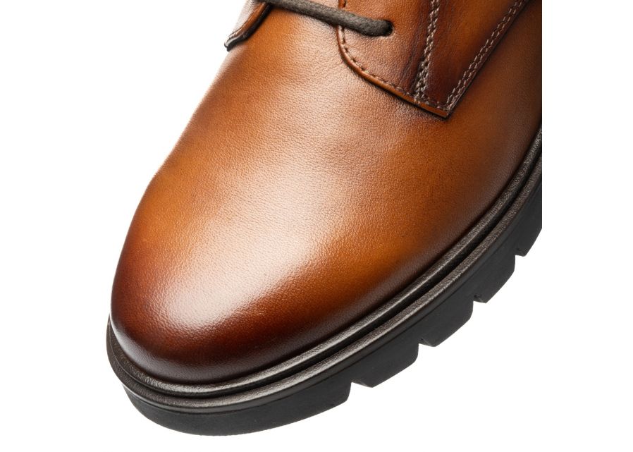 Ara Brown Leather Ankle Boot|121126009