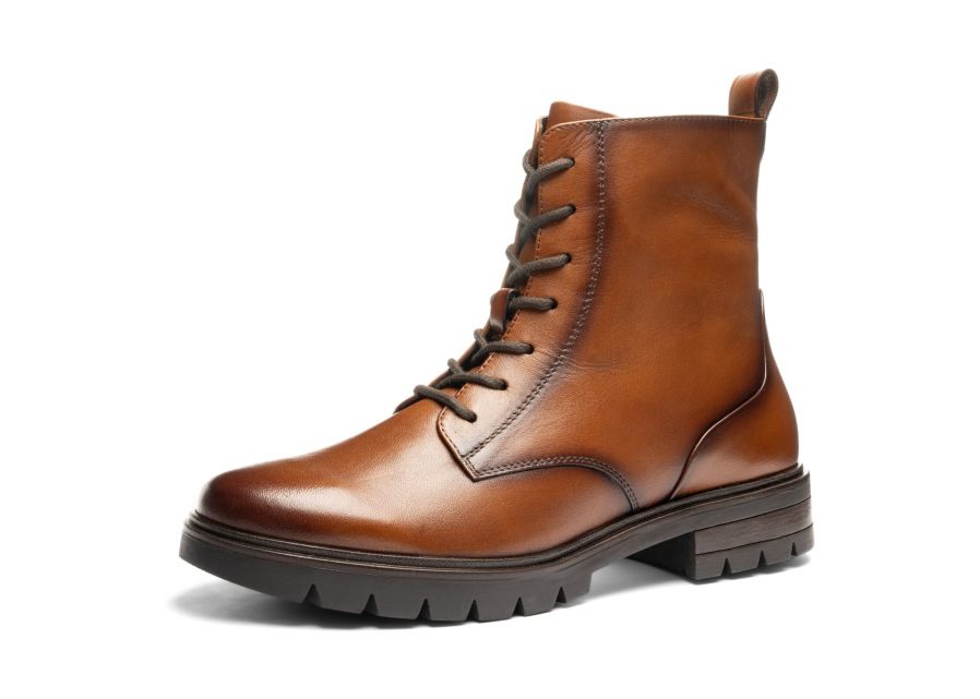 Ara Brown Leather Ankle Boot|121126009