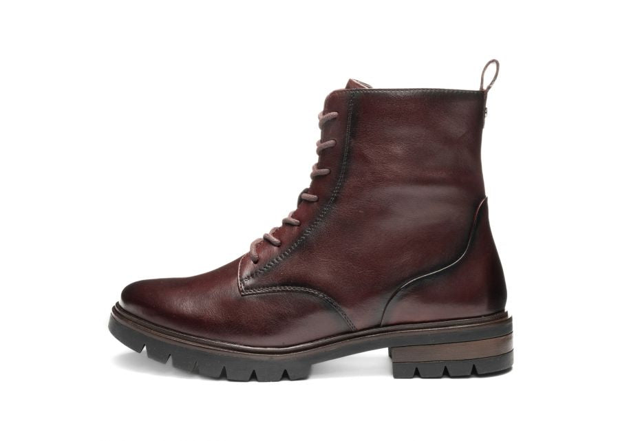 Ara Burgundy Ankle Boot|121126019