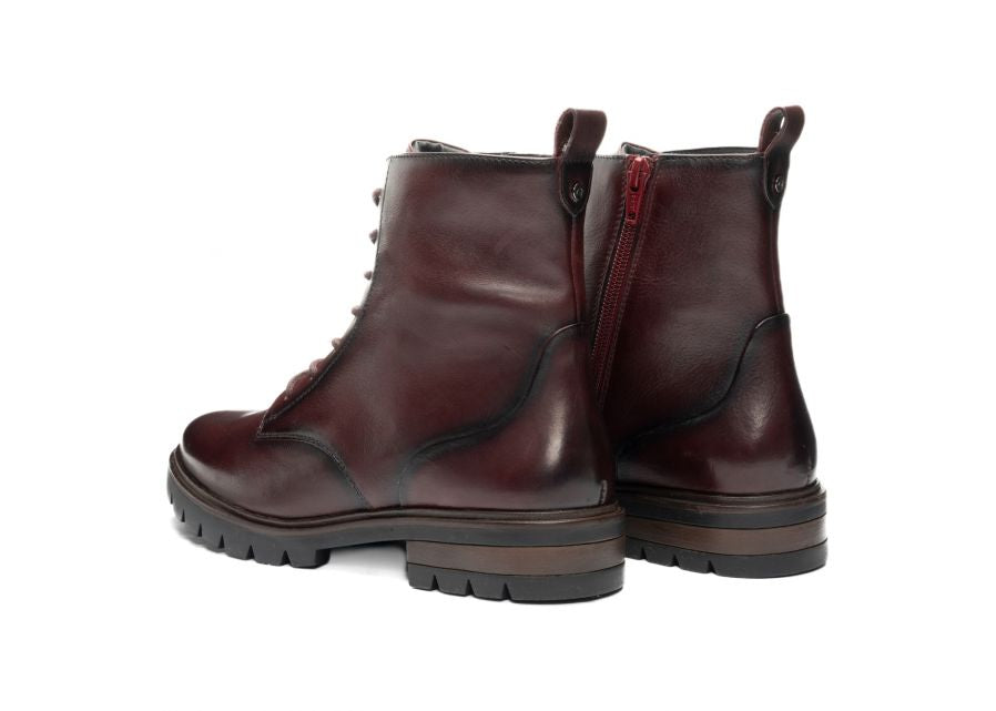 Ara Burgundy Ankle Boot|121126019