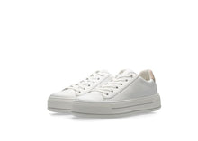 Load image into Gallery viewer, Ara White Platform Wide Fit Trainer|122300304B
