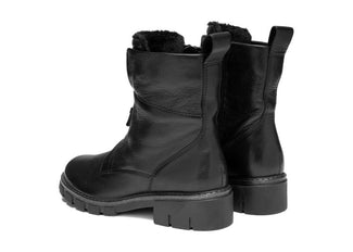 Ara Black Leather Ankle Boot|122313065G