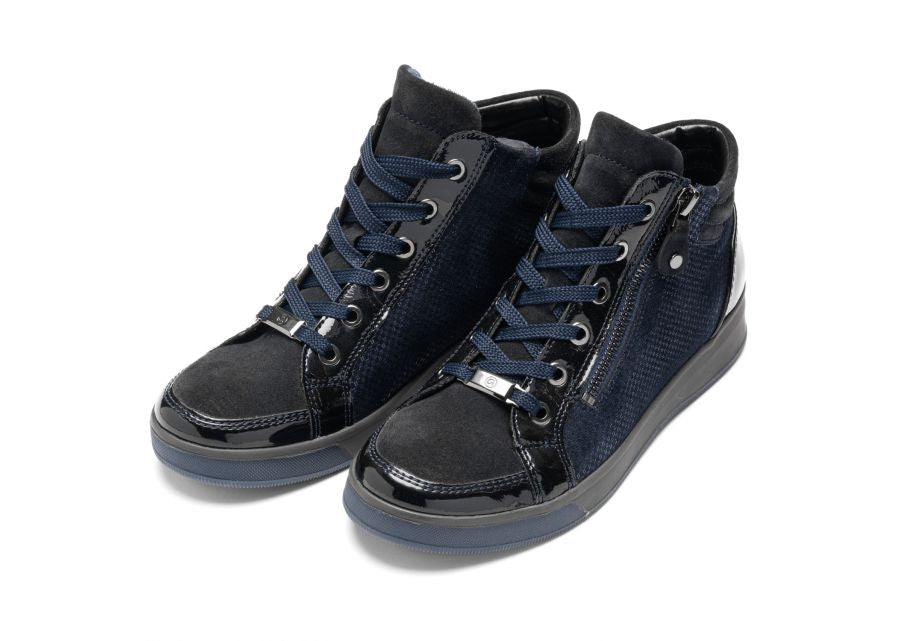 Ara Navy Multi Ankle Boot|122449942