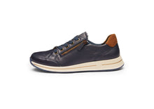 Load image into Gallery viewer, Ara Wide Fit Navy Trainer|122480122G
