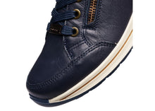 Load image into Gallery viewer, Ara Wide Fit Navy Trainer|122480122G
