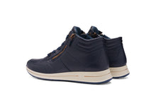 Load image into Gallery viewer, Ara Wide Fit Navy Ankle Boot|122480817A
