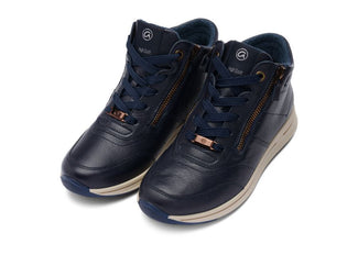 Ara Wide Fit Navy Ankle Boot|122480817A
