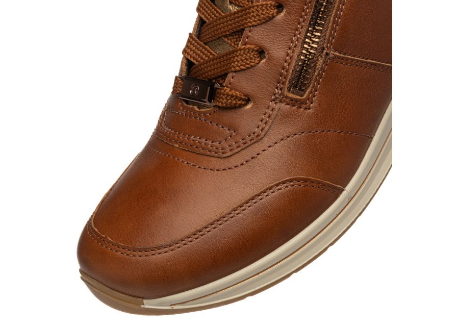 Ara Wide Fit Brown Ankle Boot|122480845