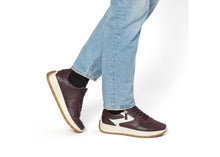 Load image into Gallery viewer, Ara Wide Fit Burgundy Trainer|122511218
