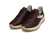 Load image into Gallery viewer, Ara Wide Fit Burgundy Trainer|122511218
