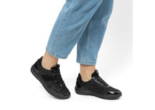 Load image into Gallery viewer, Ara Wide Fit Black Trainer|122553210
