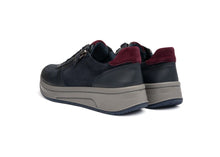 Load image into Gallery viewer, Ara Wide Fit Navy Trainer|122754022
