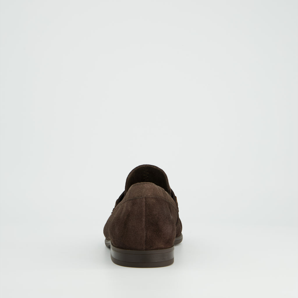 Paul Green Soft Brown Suede Loafer|1228001