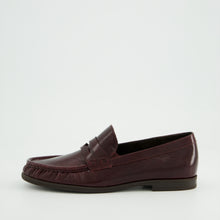 Load image into Gallery viewer, Brown loafer shoe on a light gray background
