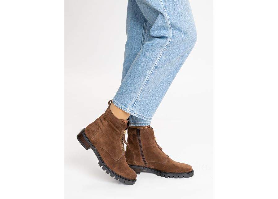 Ara Brown Suede Ankle Boot|122952003G