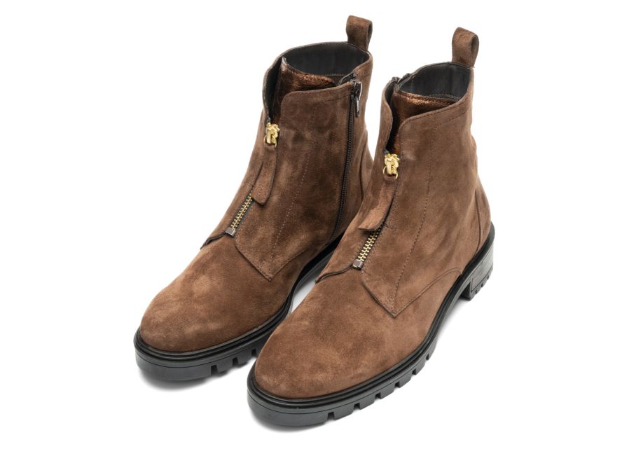 Ara Brown Suede Ankle Boot|122952003G