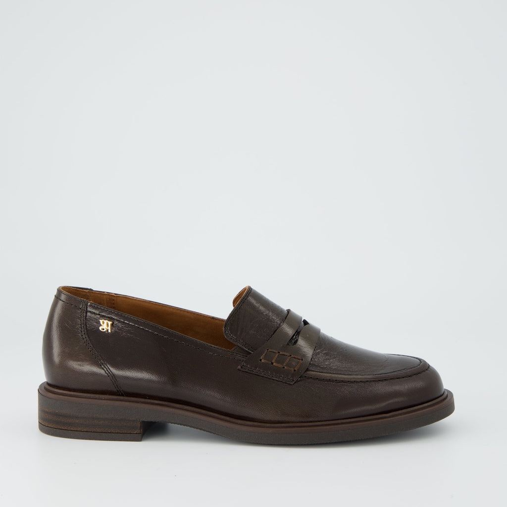 Paul Green Brown Soft Patent Loafer|1251000